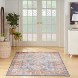nourison fulton ful08 blue ivory rug