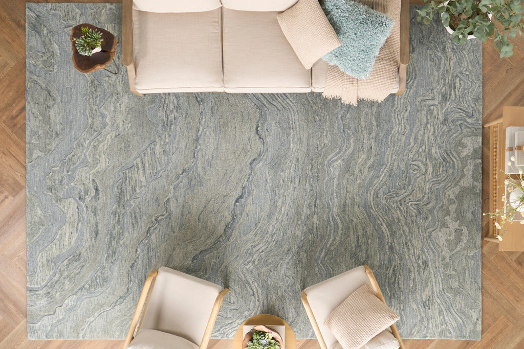 nourison graceful gru01 blue rug