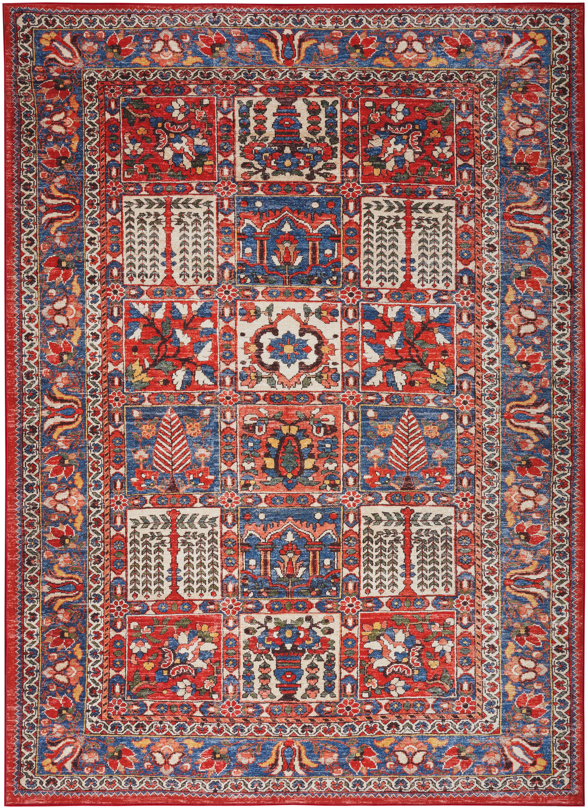 nourison fulton ful05 red rug