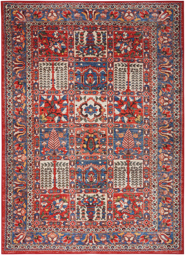 nourison fulton ful05 red rug