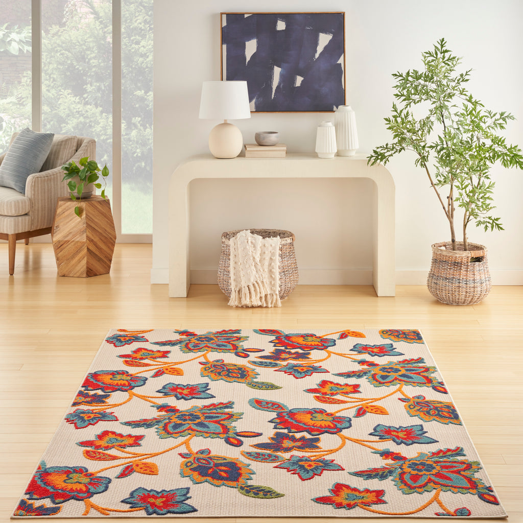 nourison aloha alh31 multicolor rug