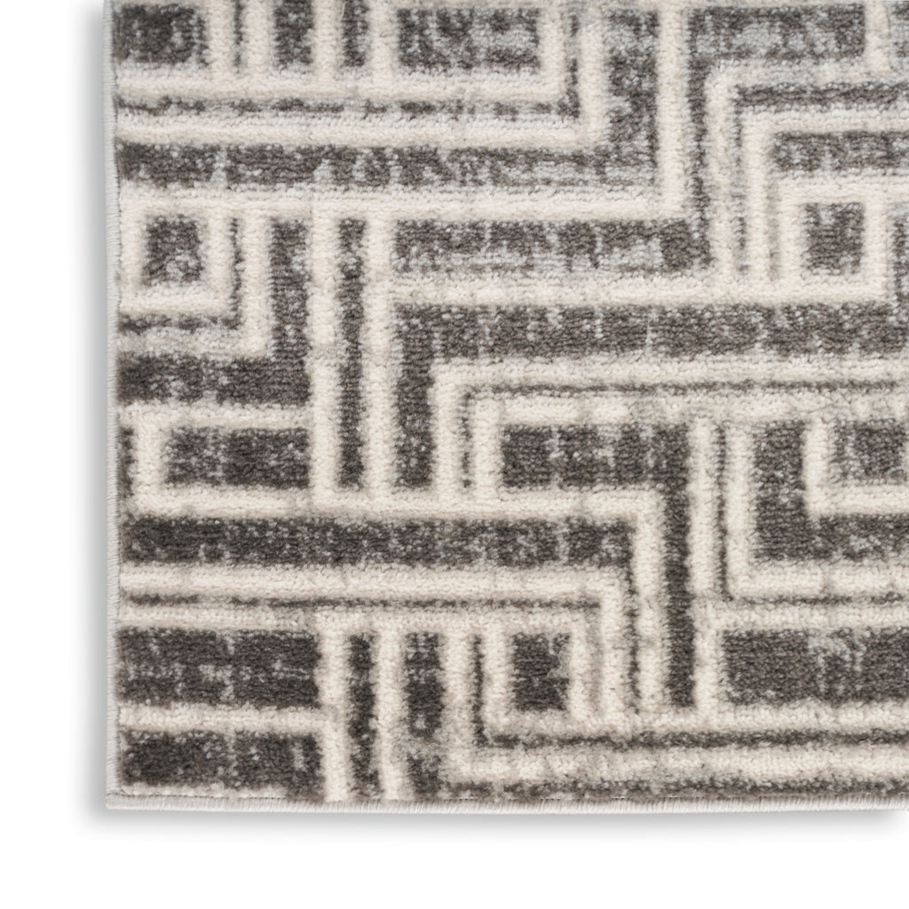 nourison serenity home srh04 grey ivory rug