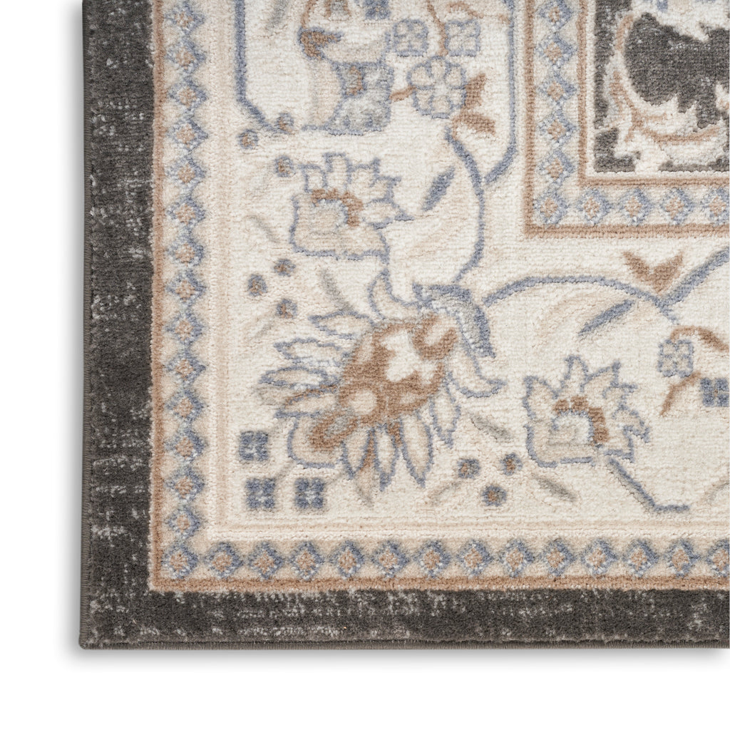nourison serenity home srh02 ivory grey blue rug