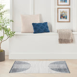 nourison astra machine washable asw03 ivory blue rug