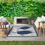 nourison aloha alh27 navy blue rug