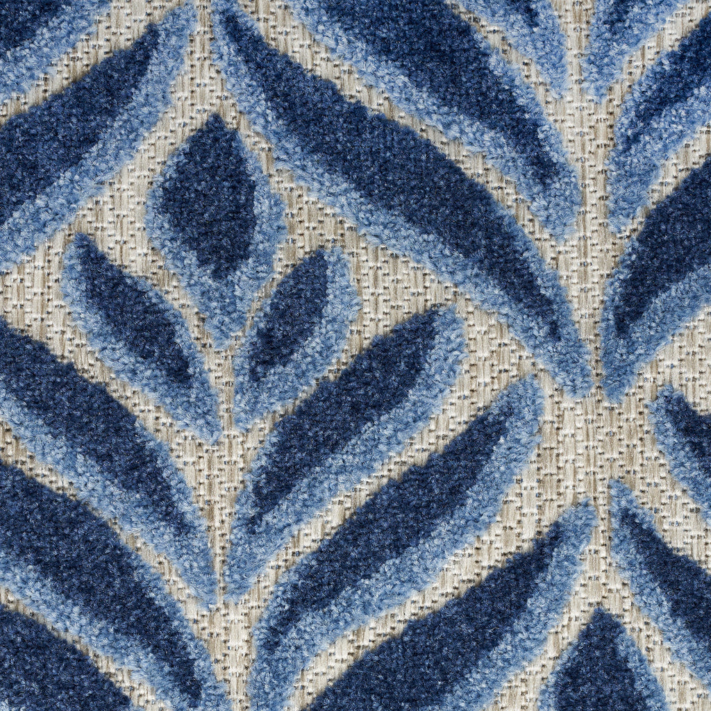 nourison aloha alh35 blue rug