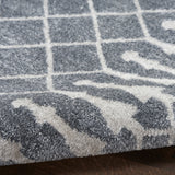 nourison astra machine washable asw10 denim rug