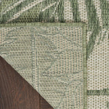 nourison garden oasis goa02 green ivory rug
