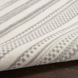 nourison grafix grf41 ivory grey rug