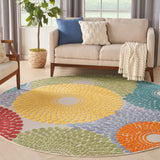 nourison aloha alh29 multicolor rug