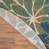 nourison aloha alh05 blue green rug