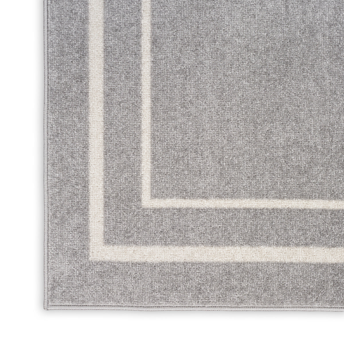 nourison nourison essentials nre02 grey ivory rug