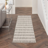 nourison positano pos03 grey ivory rug