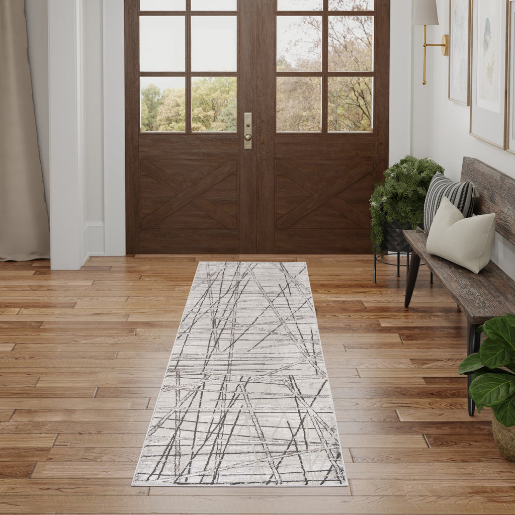 nourison desire dsr03 grey silver rug