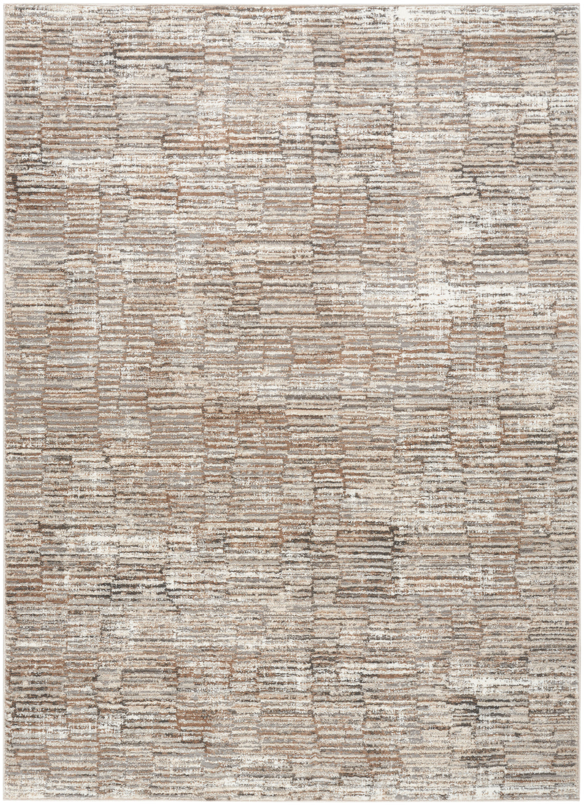 nourison sustainable trends sut06 ivory mocha rug
