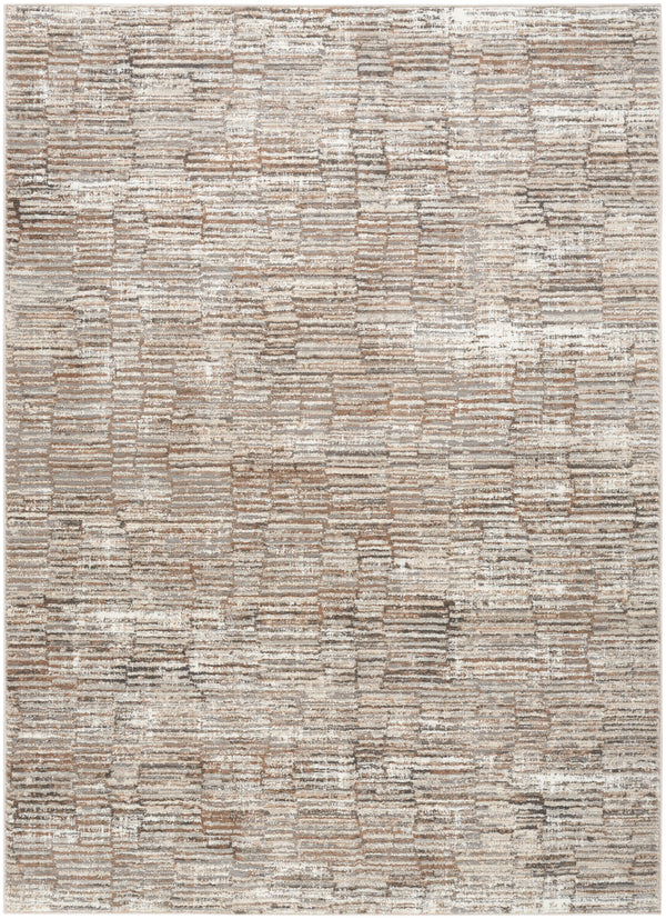 nourison sustainable trends sut06 ivory mocha rug