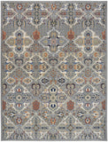 nourison allur alr03 grey rug