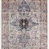 nourison grand washables grw05 ivory blue rug