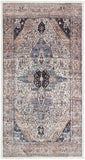nourison grand washables grw05 ivory blue rug