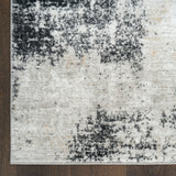 nourison dekor dek07 grey charcoal rug