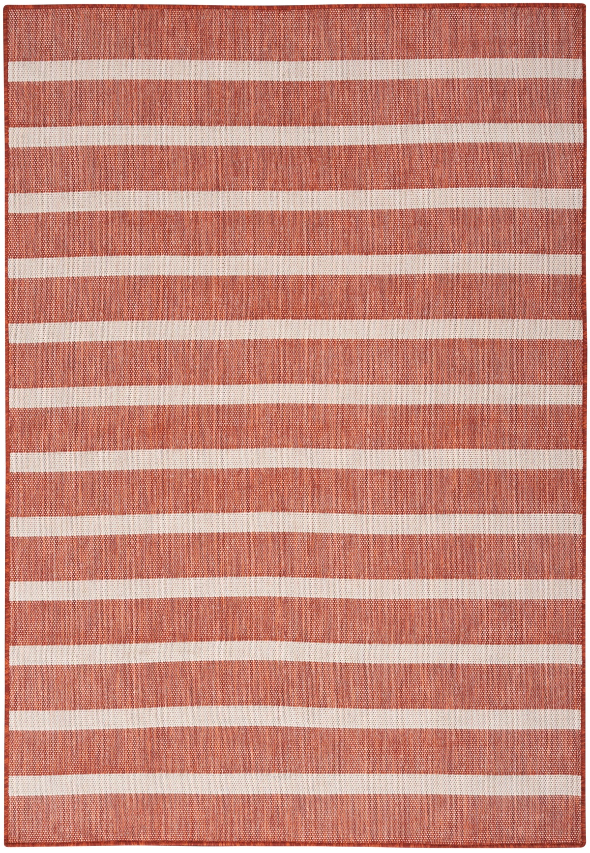 nourison positano pos03 terracotta ivory rug