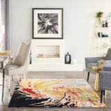 nourison prismatic prs21 multicolor rug