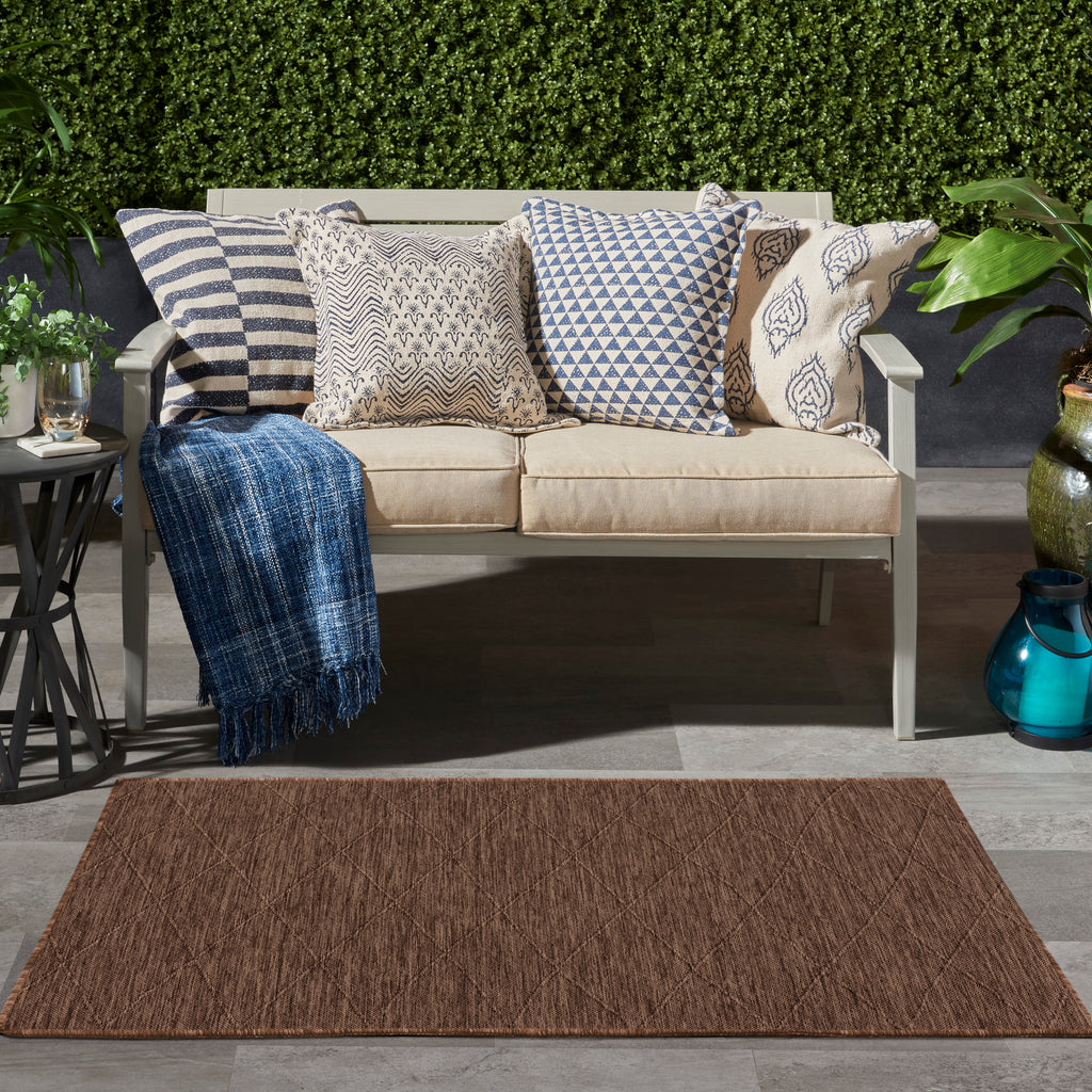 nourison washable solutions wsl01 mocha rug