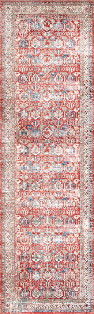 nourison fulton ful09 red rug