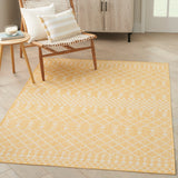 nourison positano pos02 yellow rug