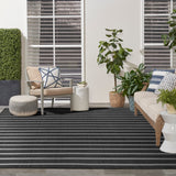 nourison positano pos03 black ivory rug