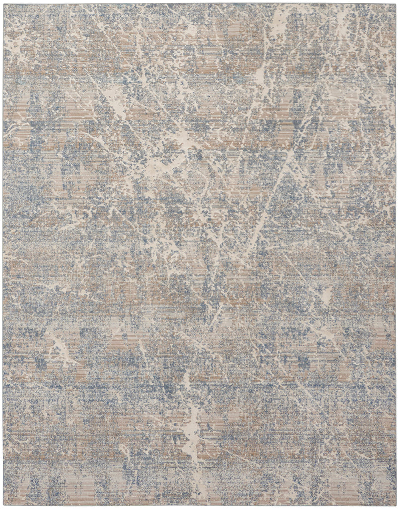 nourison exhale exl02 beige blue rug