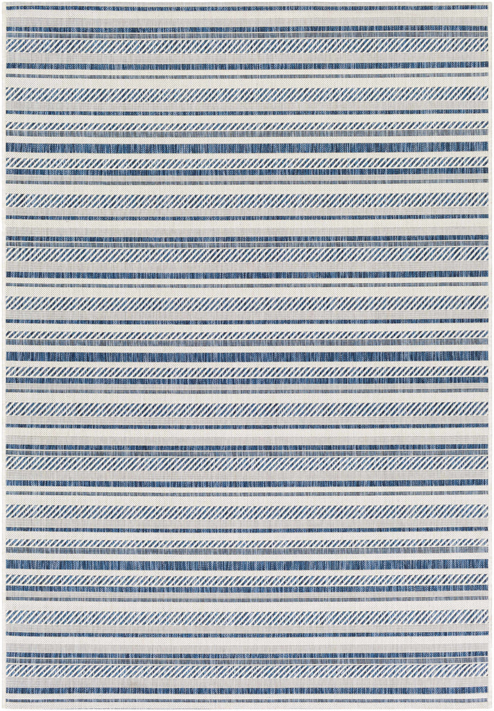 Hauteloom Olin OLIN Navy Machine Made Polypropylene Rug