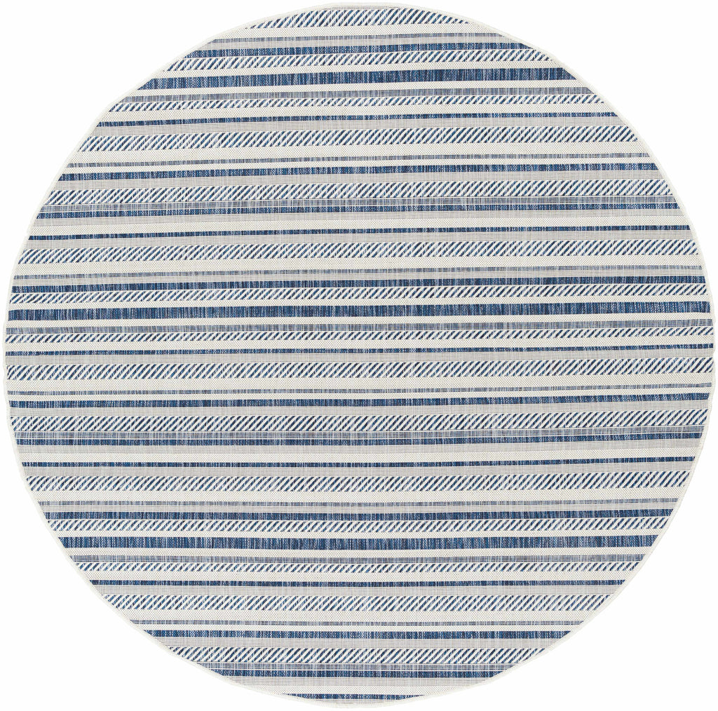 Hauteloom Olin OLIN Navy Machine Made Polypropylene Rug