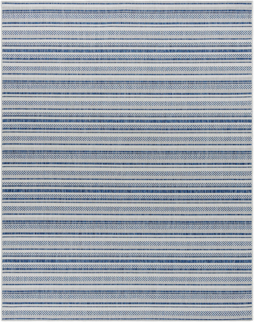Hauteloom Olin OLIN Navy Machine Made Polypropylene Rug