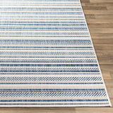 Hauteloom Olin OLIN Navy Machine Made Polypropylene Rug