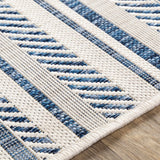 Hauteloom Olin OLIN Navy Machine Made Polypropylene Rug