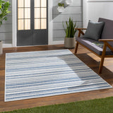 Hauteloom Olin OLIN Navy Machine Made Polypropylene Rug