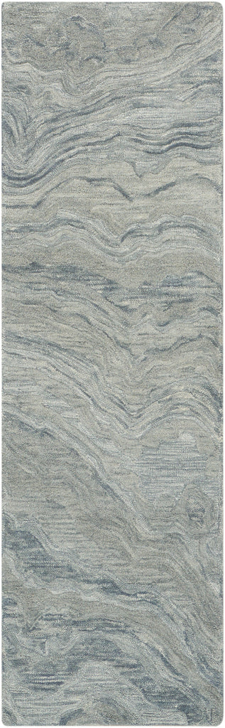 nourison graceful gru01 blue rug