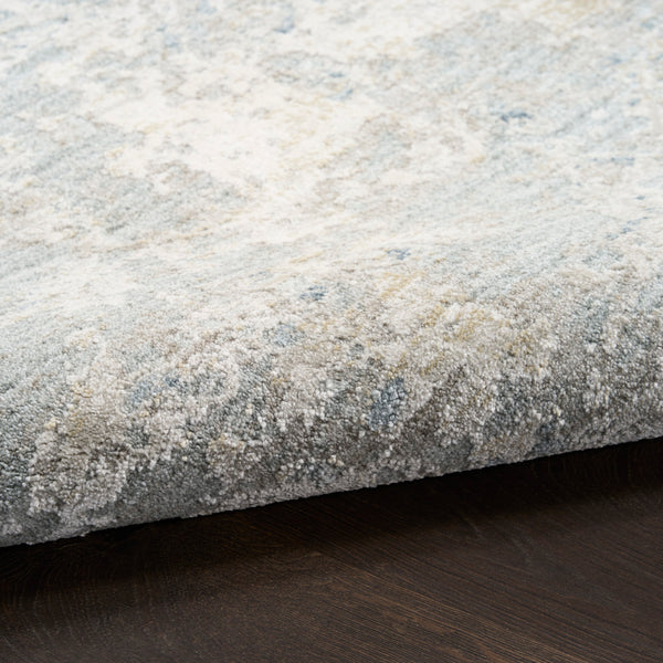 nourison envy evv01 blue silver rug