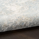 nourison envy evv01 blue silver rug