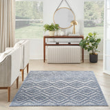 nourison versatile nrv01 denim blue rug