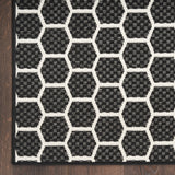 nourison twist reversible tws01 black rug