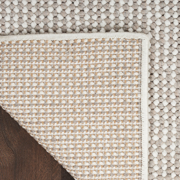 nourison natural texture ntx01 ivory mocha rug