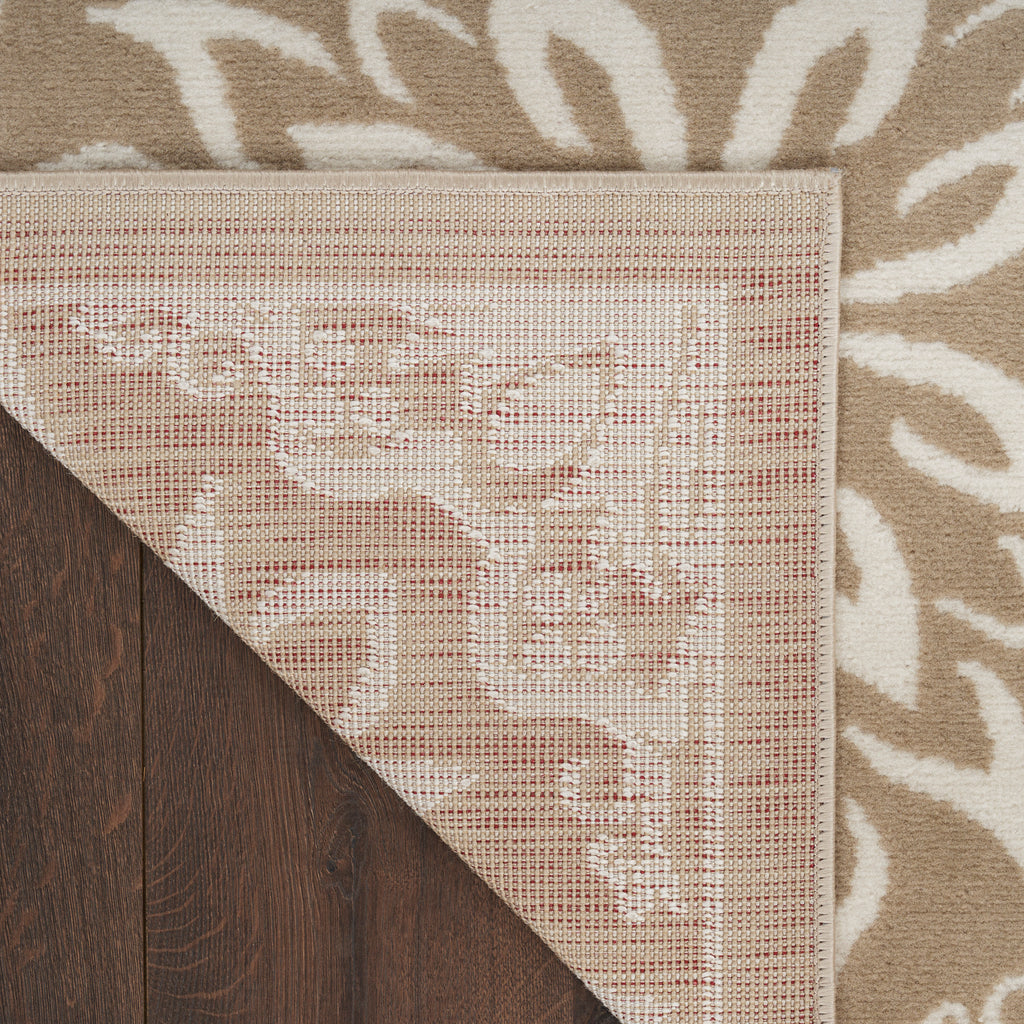 nourison jubilant jub06 taupe rug