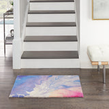 nourison prismatic prs37 blue multicolor rug