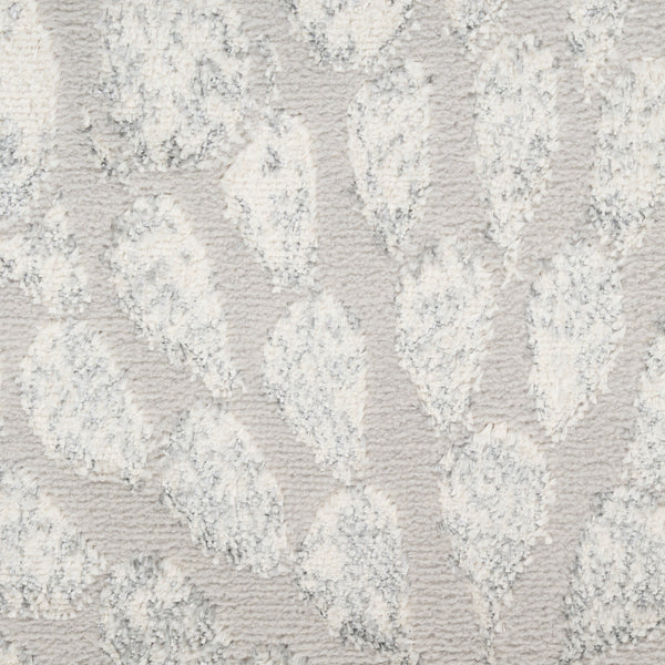 nourison ambiance ami02 grey silver rug