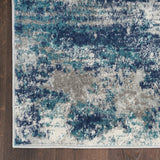 nourison passion psn36 ivory teal rug