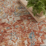 nourison sahar shr06 ivory multicolor rug