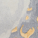 nourison prismatic prs28 grey gold rug