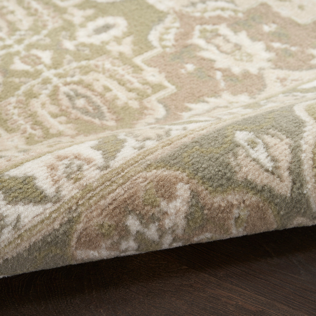 nourison grafix grf31 green rug